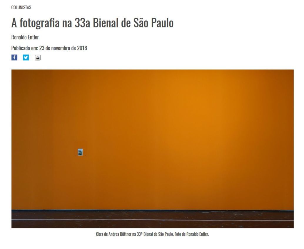 A Fotografia da Bienal de São Paulo