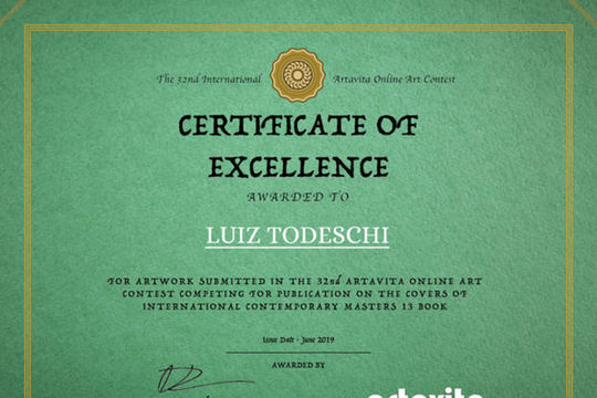 Certificate of Excellence Certificate of Excellence