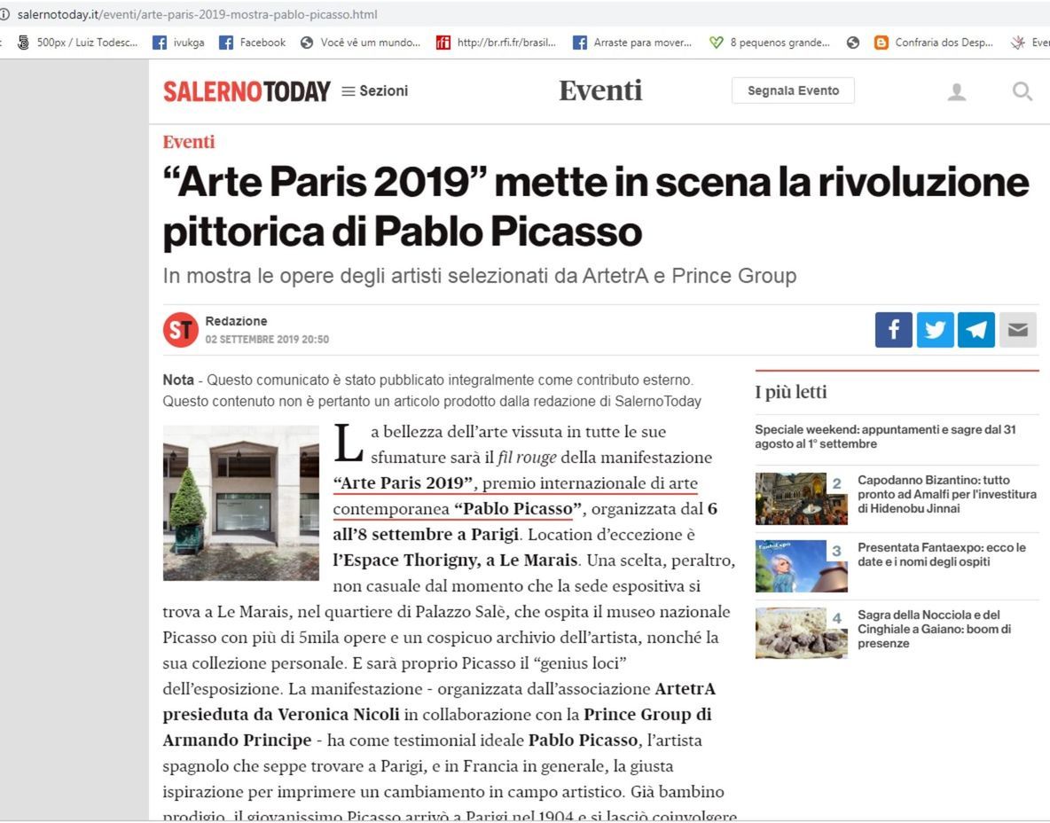 "Arte Paris 2019" encena a revolução pictórica de Pablo Picasso "" Arte Paris 2019 "encena a revolução pictórica de Pablo Picasso"
